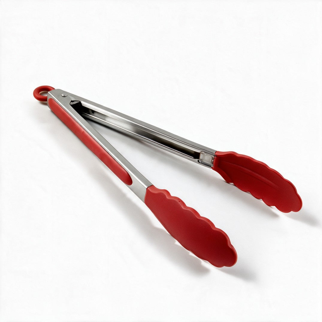 Stainless Steel Kitchen Tongs with Silicone Tips