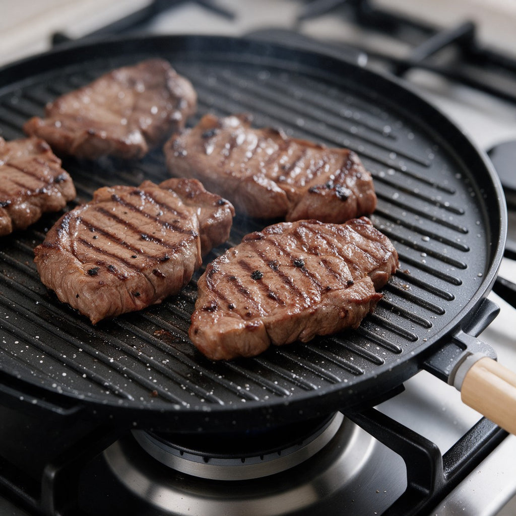 2-in-1 Reversible Non-Stick Crepe & Steak Pan