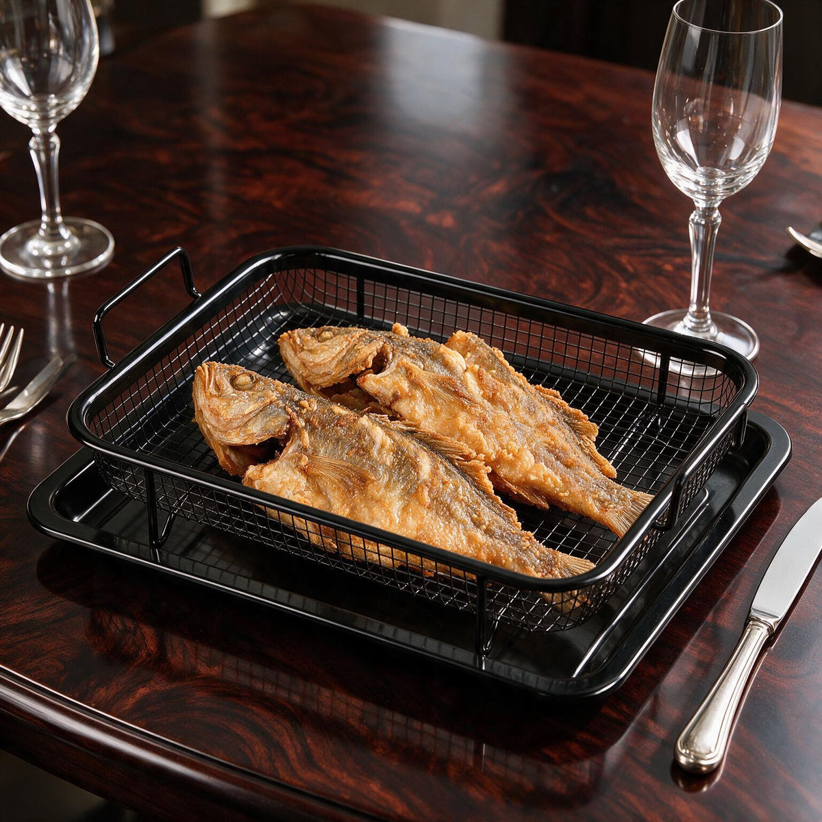 Rectangular Serving Tray - Black