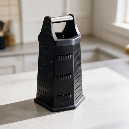 6-Sided Box Grater with Handle