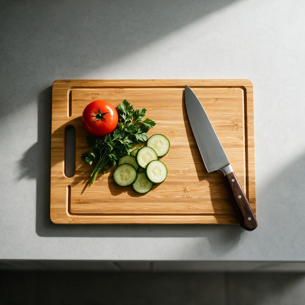 Bamboo Cutting Board with Handle