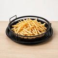 Round Serving Tray - Black