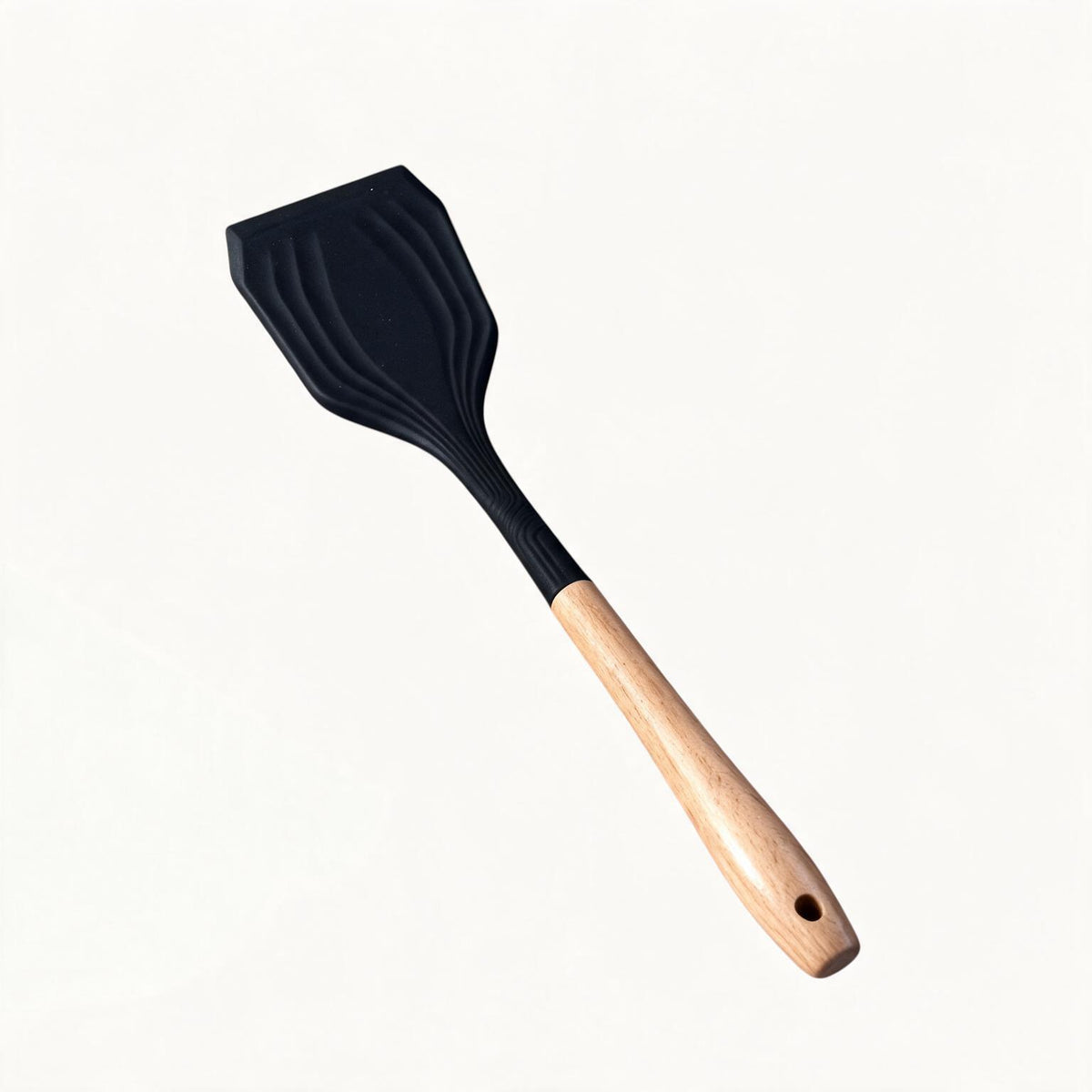Silicone Turner Spatula with Wooden Handle