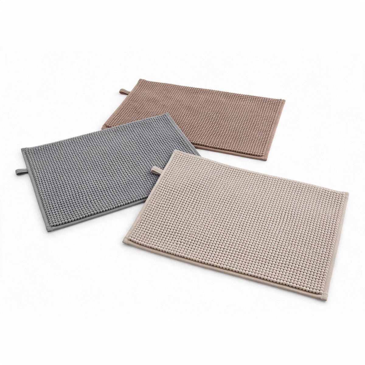 Soft Absorbent Plain Chenille Bathroom Mat