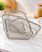 Stainless steel mesh basket set