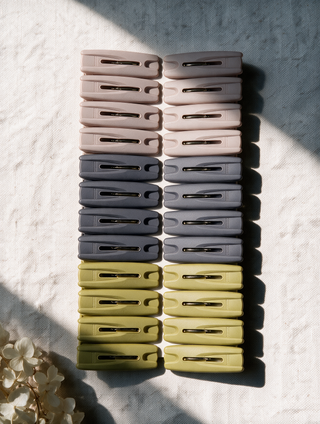 24-Piece Classic Laundry Clothes Peg Set