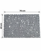 Vallena alphabet non-slip shower mat 70 x 40 cm