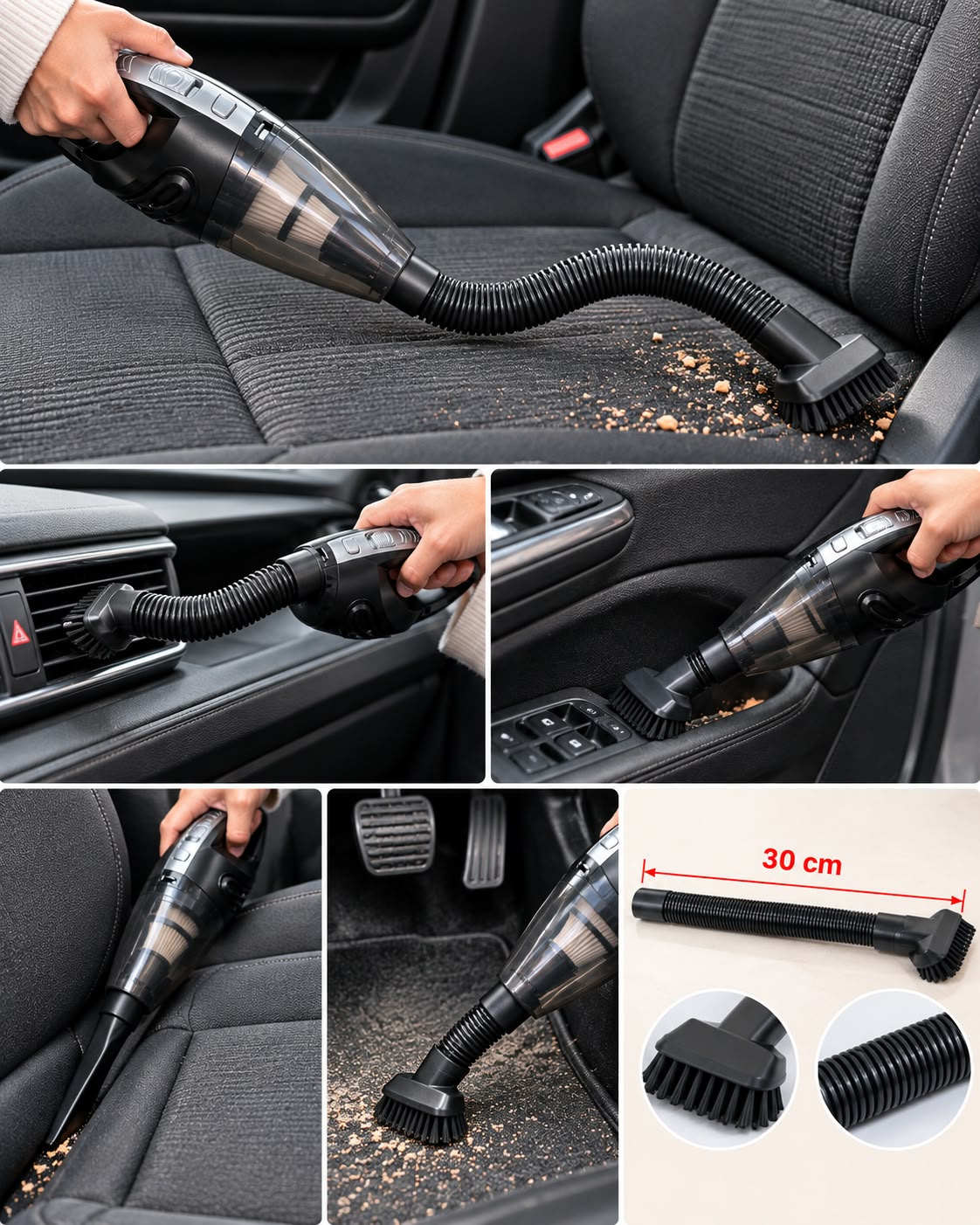 Wireless Car Vacuum Cleaner JB-109 in use