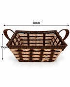 Woven fruit and serving basket 38 x 15 cm